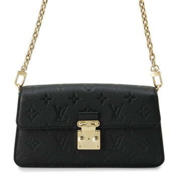 Louis Vuitton Empreinte Wallet Chain Mtis Black Long Bag - Picture 1 of 8